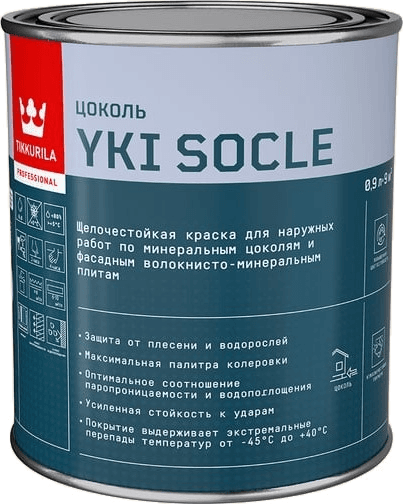 YKI SOCLE краска для цоколя
