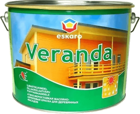 ESKARO VERANDA краска для деревянных фасадов (Эстония)