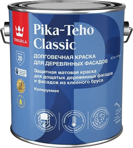 PIKA-TEHO CLASSIC краска для деревянных фасадов