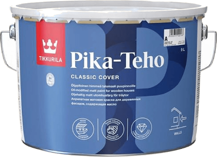 PIKA-TEHO краска для деревянных фасадов (Финляндия)