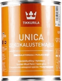 UNICA универ. краска (металл, пластик, дерево) (Финляндия)